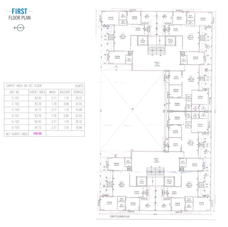  shivalay sky Cluster Plan