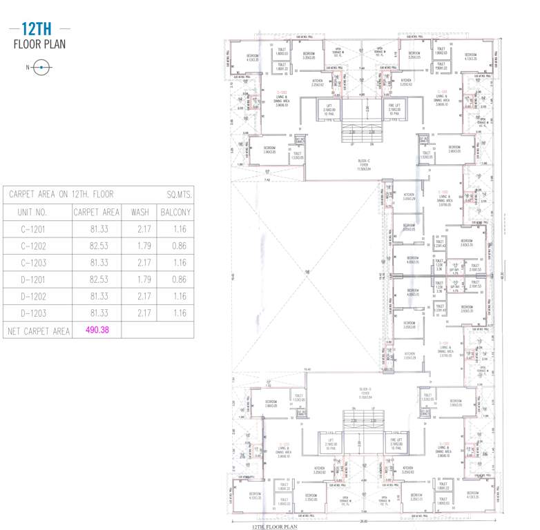  shivalay sky Cluster Plan