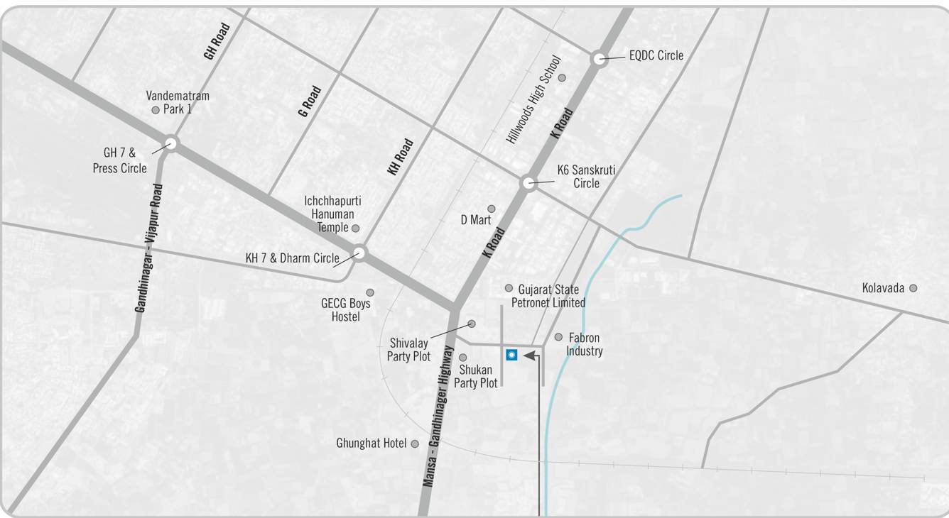  shivalay sky Location Plan