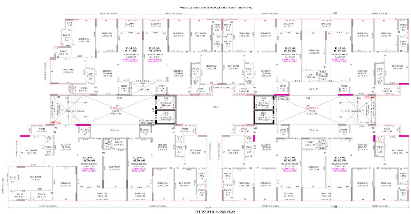  shreemad family 1 C+D Cluster Plan