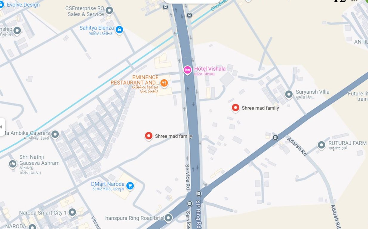  shreemad family 1 Location Plan