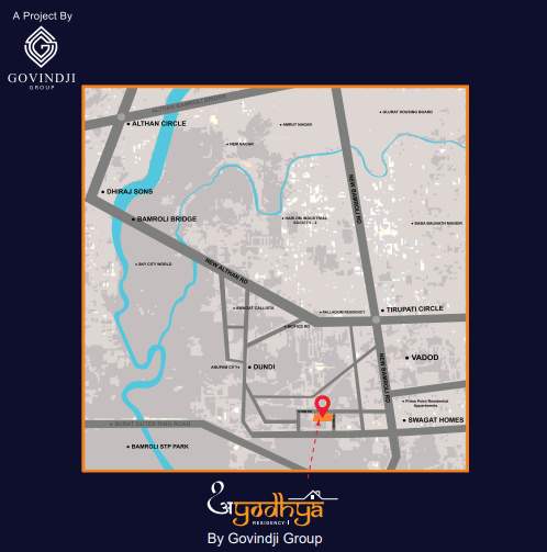 ayodhya residency 1 Location Plan