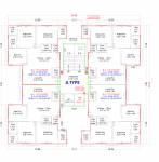 Tower A Cluster Plan from 1st to 10th Floor  anjani-elegance Tower A Cluster Plan from 1st to 10th Floor