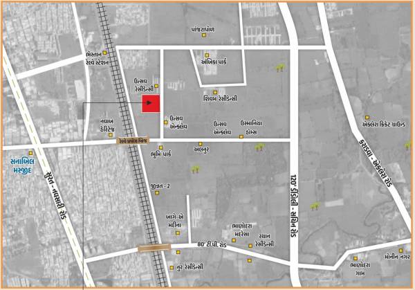  aashiyana-residency Location Plan
