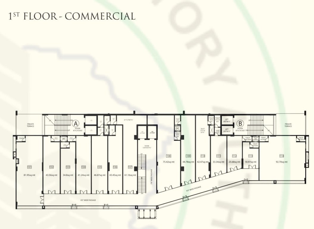  tanaaz Cluster Plan for 1st Floor