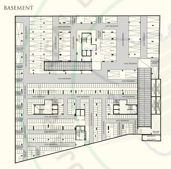 tanaaz Cluster Plan for Basement Floor