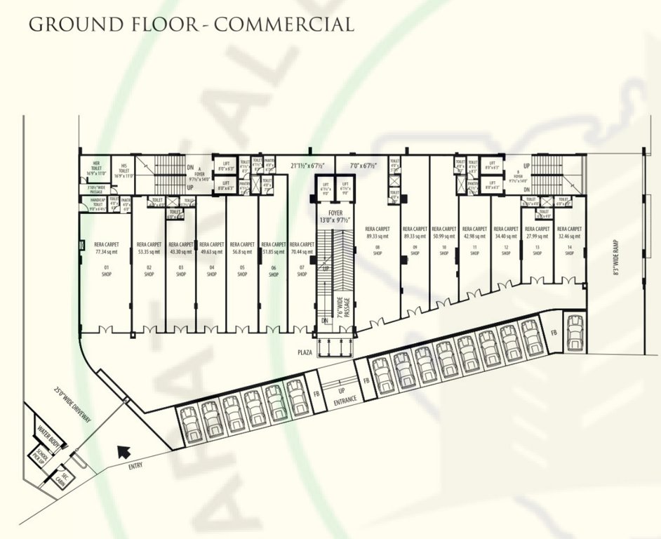  tanaaz Cluster Plan for Ground Floor