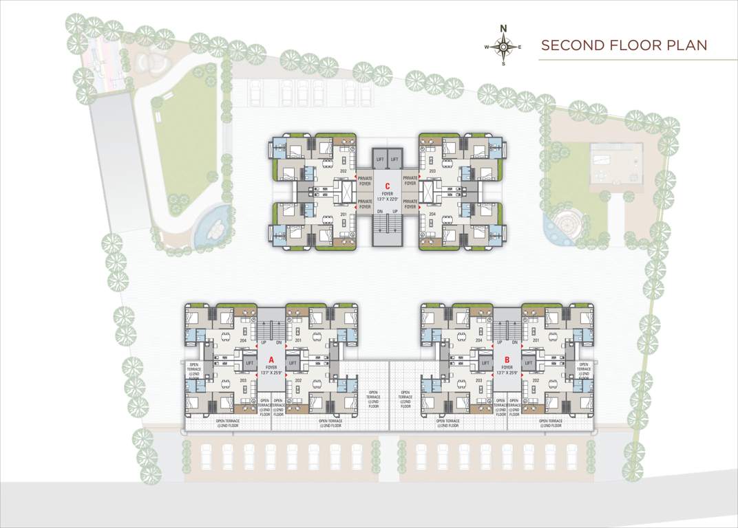  fortune 3 Tower A Cluster Plan