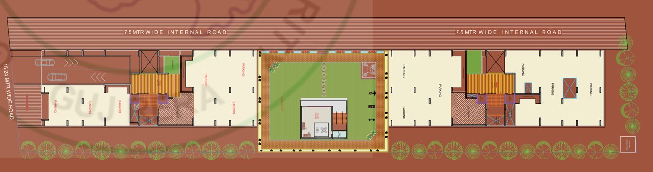  shreyas arise Block A and B Cluster Plan for Ground Floor