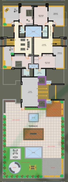  shreyas arise Block B Cluster Plan for 14th Floor
