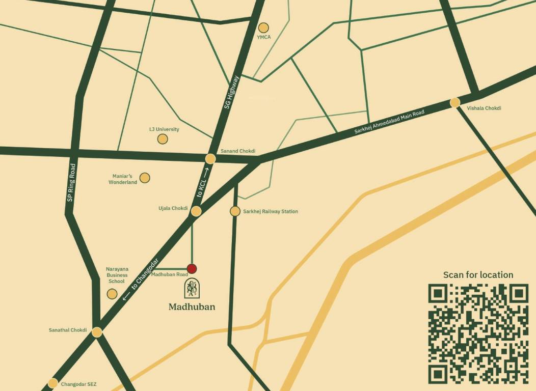  madhuban kadamb Location Plan
