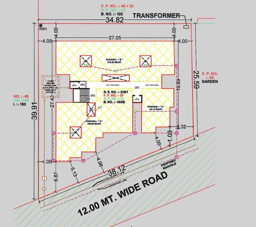  jalaram vatika Layout Plan