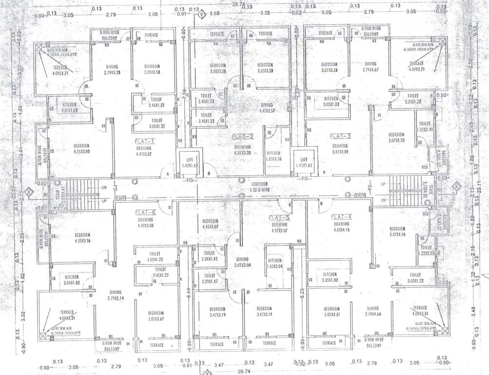  manju shri balbhadra apartment anju Shri Balbhadra Apartment Cluster Plan