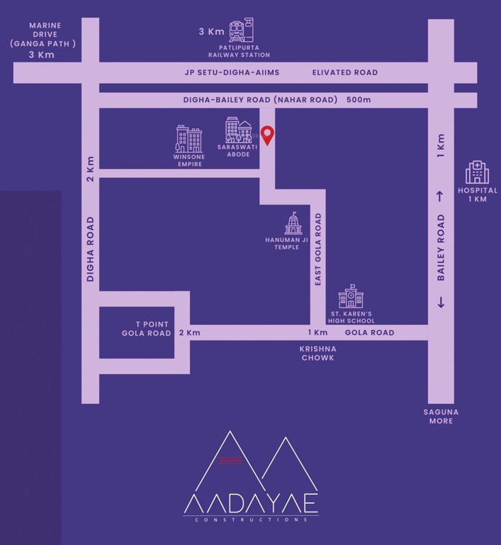  saraswati abode Location Plan