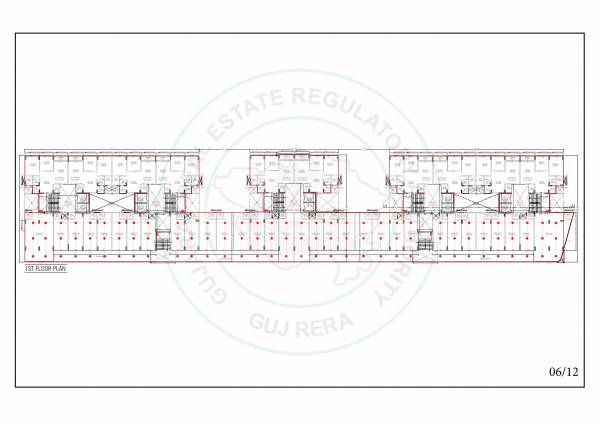  bilvam Block A,B,C,D,E Cluster Plan for 1st Floor