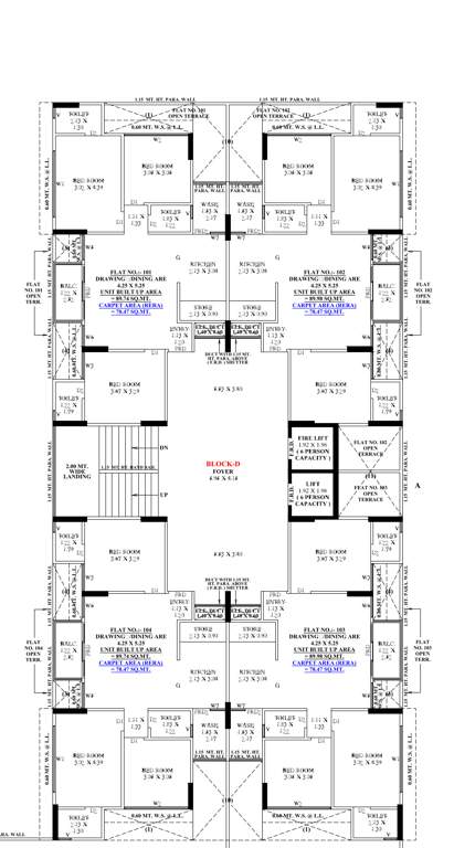  revanta fortune 2 Tower D Cluster Plan