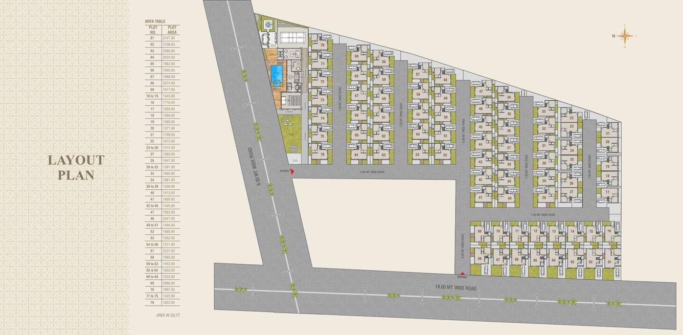  royal mansions Layout Plan