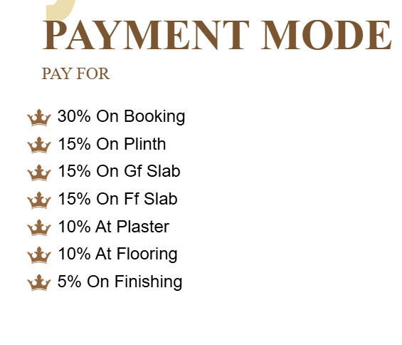 royal-mansions Construction Linked Payment (CLP) Payment Plan