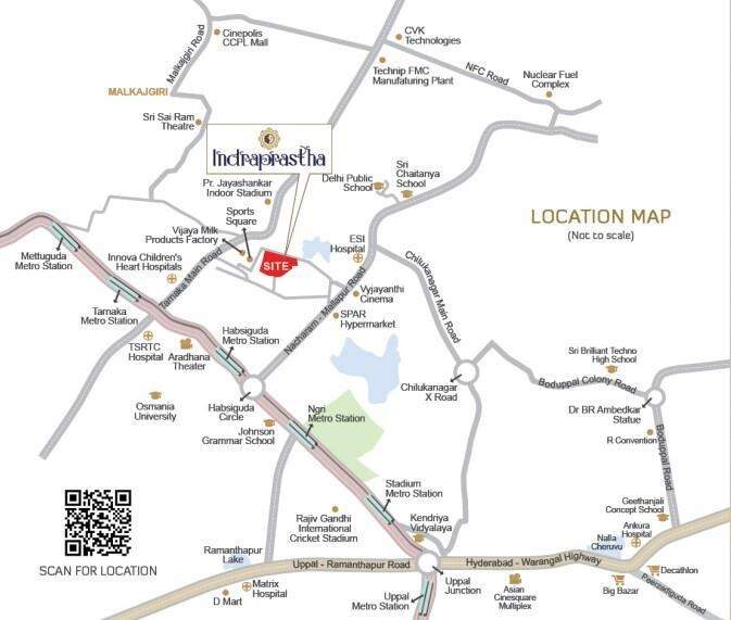  indraprastha Location Plan