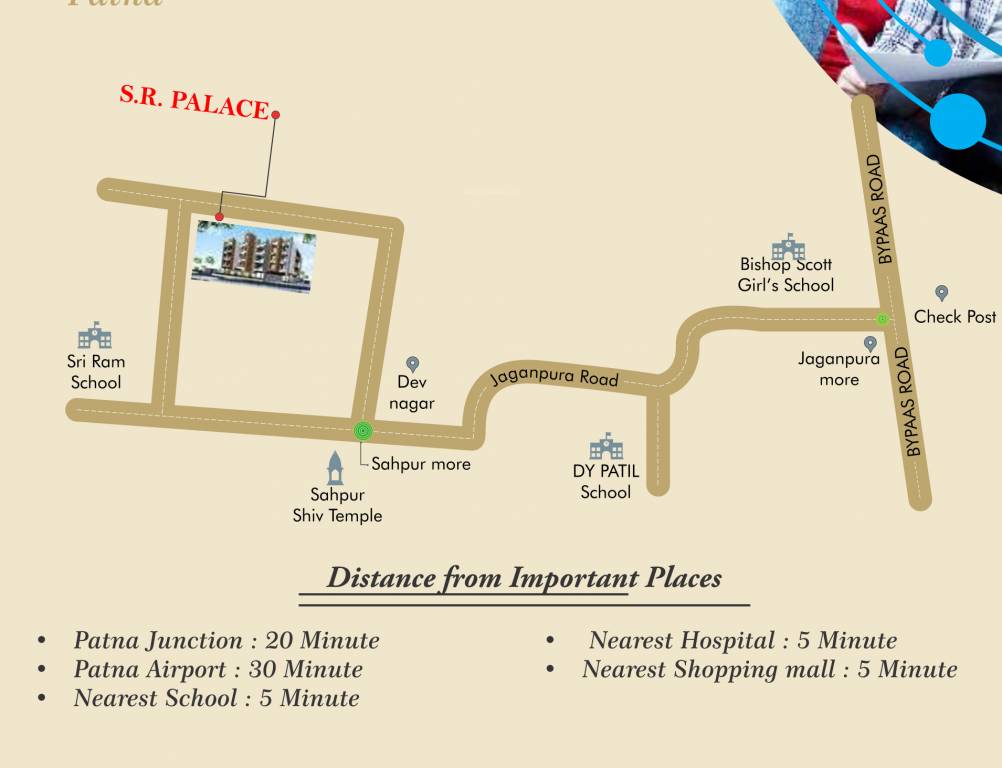  s r palace Location Plan