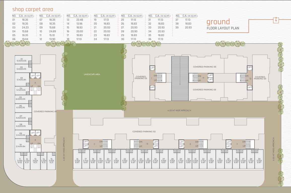  vatsalya hill stone Tower 2 (Wing C+D+E+F) Cluster Plan
