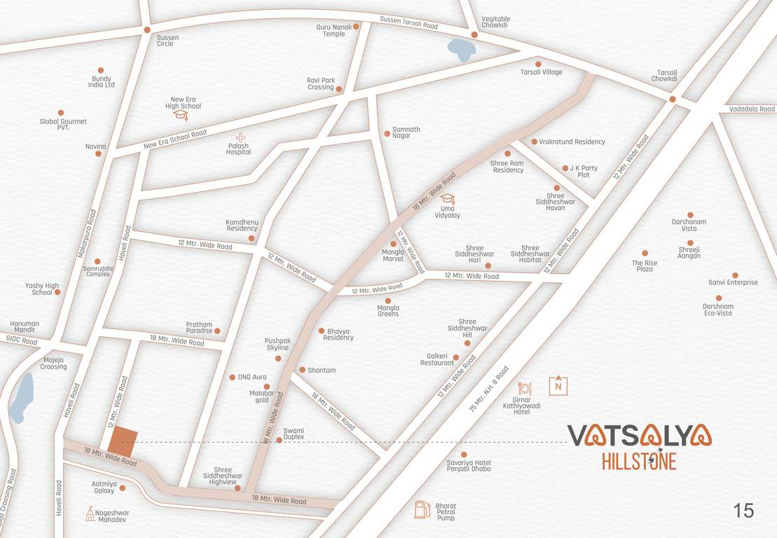  vatsalya hill stone Location Plan