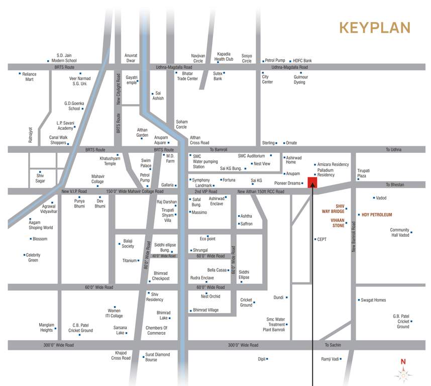  omkar splendoraa Location Plan