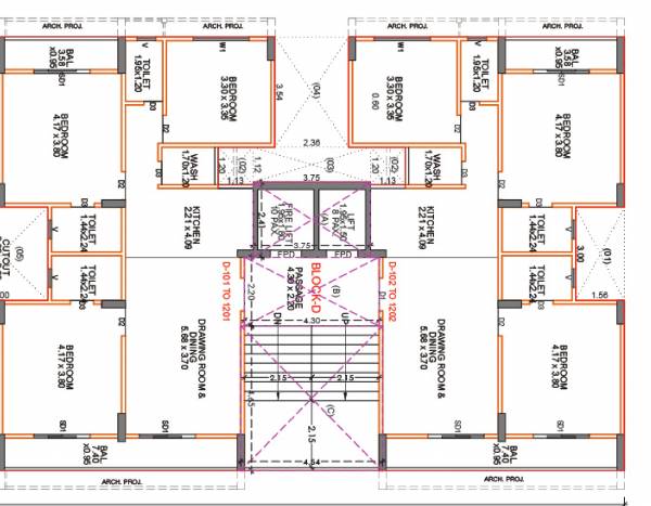  ever-mark-epic Tower D Cluster Plan