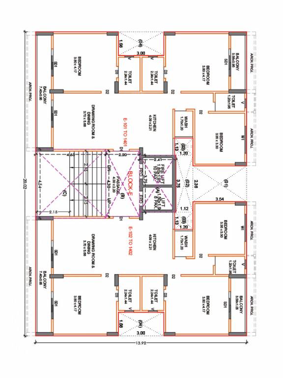  ever mark epic Tower E Cluster Plan