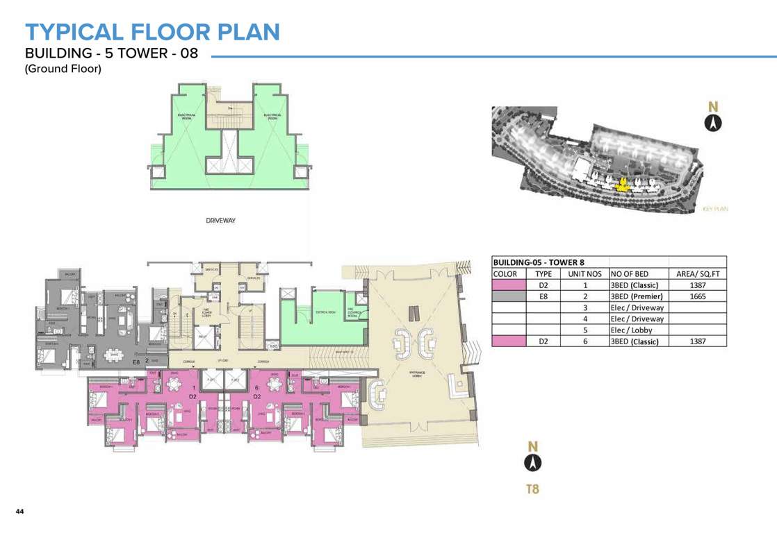  meridian park at the prestige city Meridian Park at The Prestige City Cluster Plan
