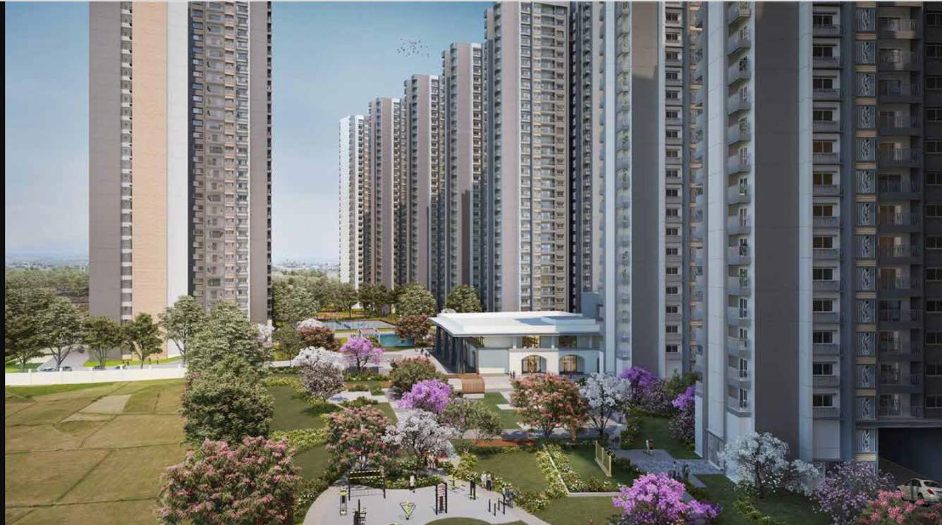  meridian park at the prestige city Landscape Garden and Tree Planting