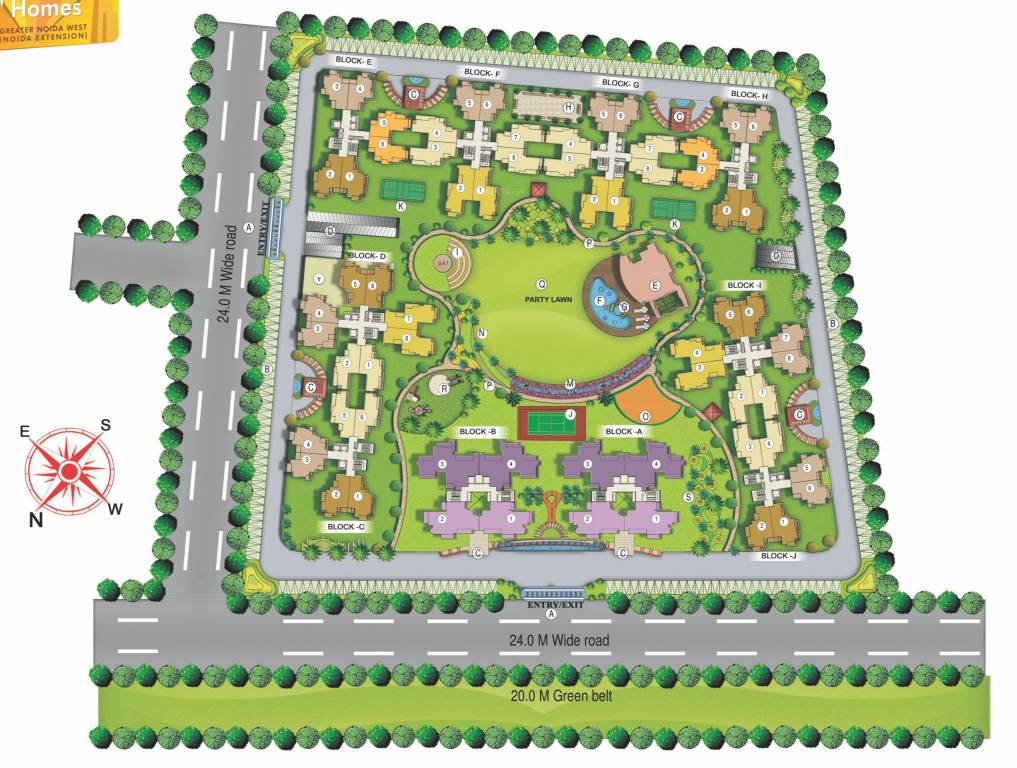  homes ph 1 Layout Plan