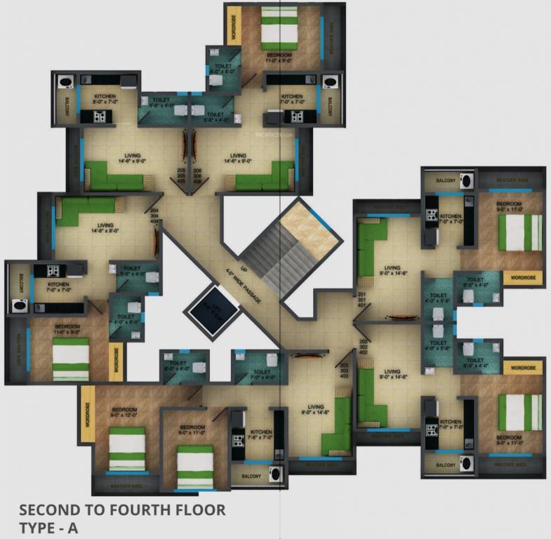  kotak royale Cluster Plan