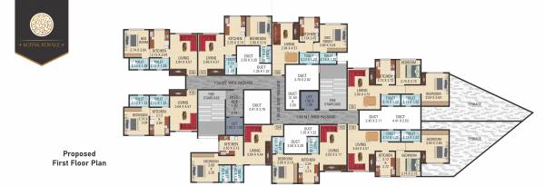  kotak-royale Tower 1 Cluster Plan