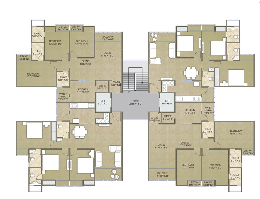 kalp pavitra phase 1 Cluster Plan