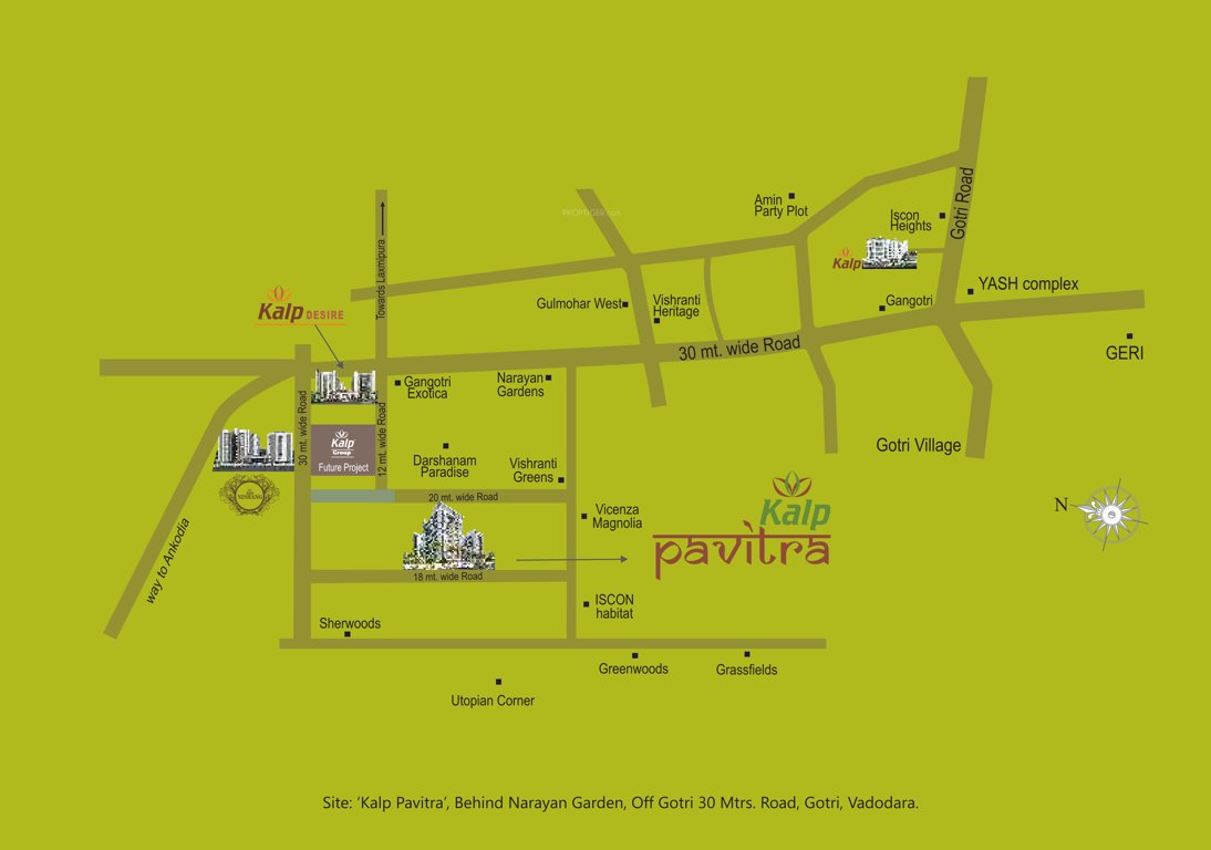 kalp pavitra phase 1 Location Plan