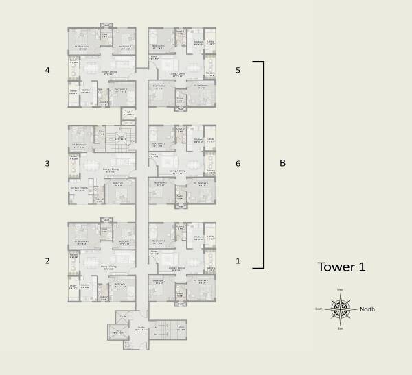  takt Tower A Cluster Plan