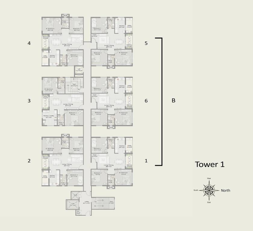  takt Tower A Cluster Plan