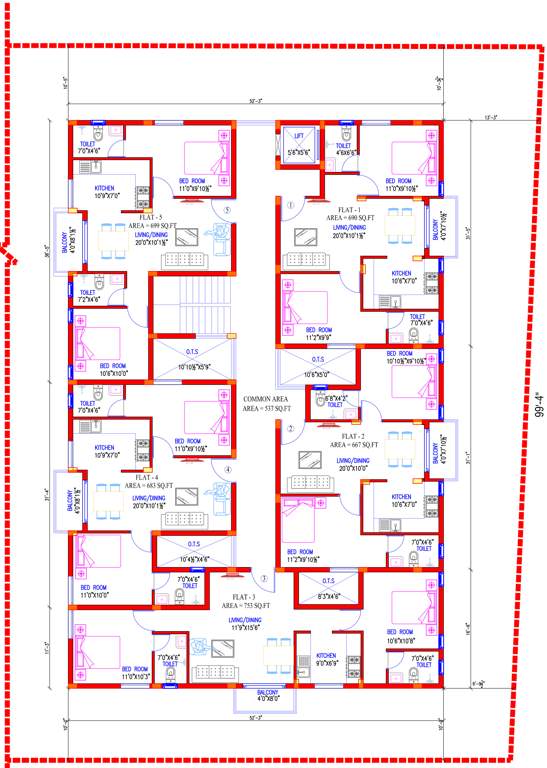 mr residency Cluster Plan