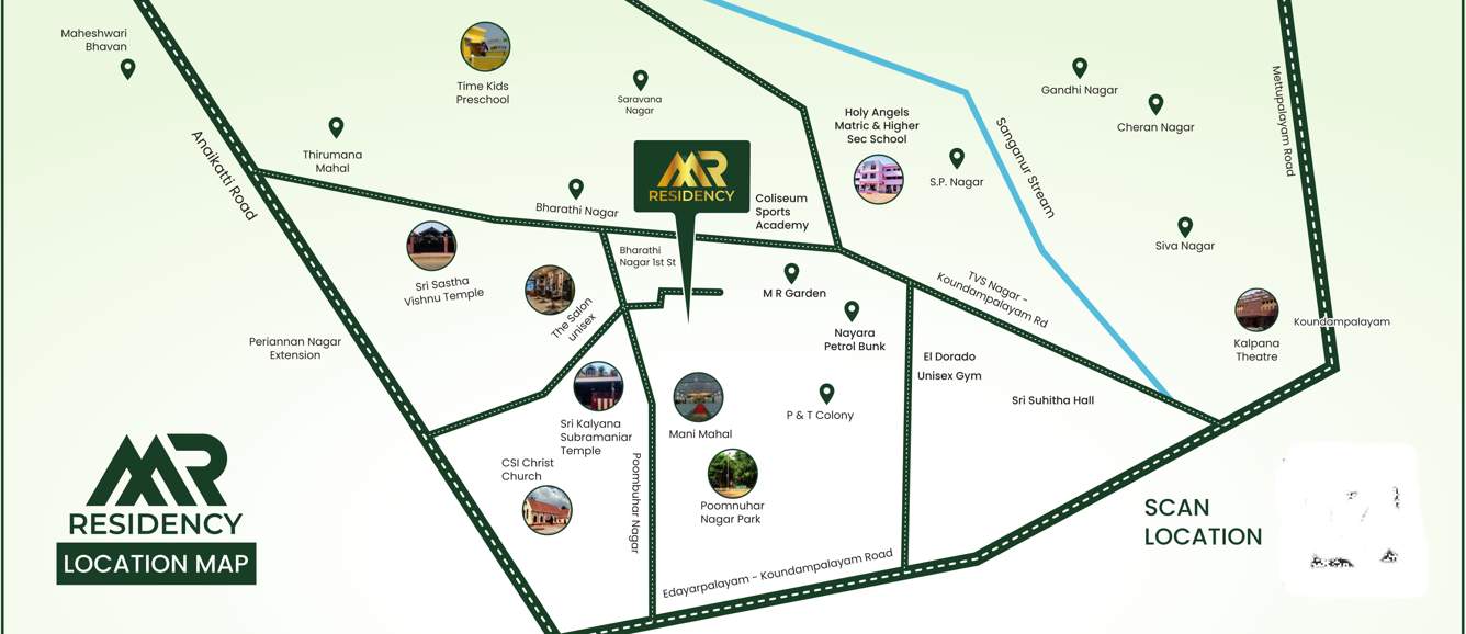  mr residency Location Plan