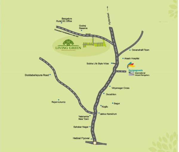  living-green-phase-1 Location Plan