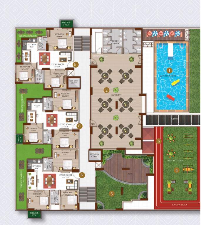 diamond home Layout Plan