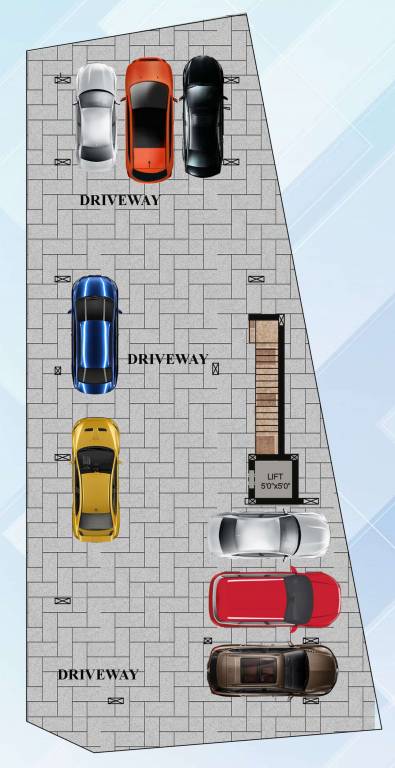  icf colony Tower A Cluster Plan