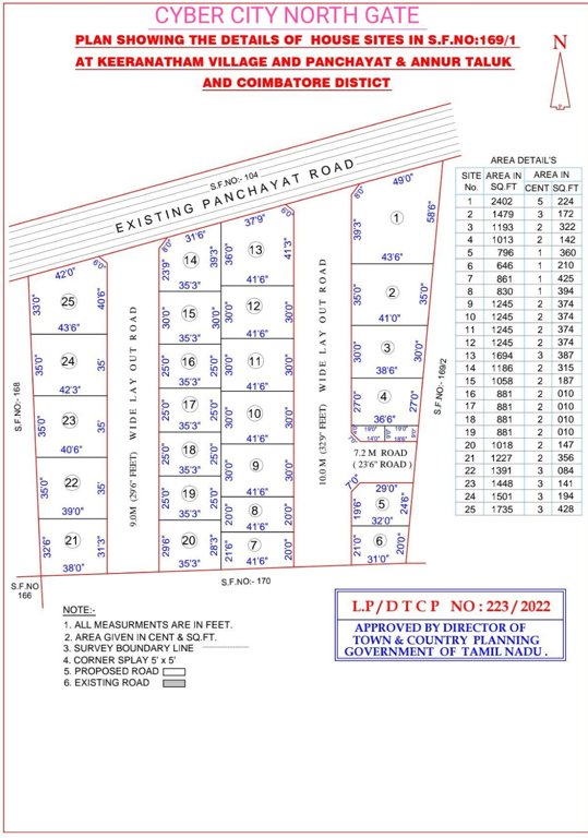 cyber city north gate Layout Plan