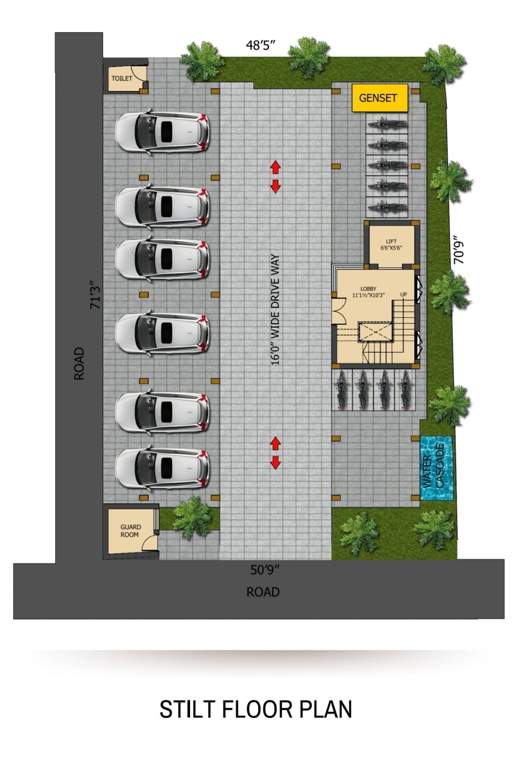  pearl house Pearl House Cluster Plan for ground Floor