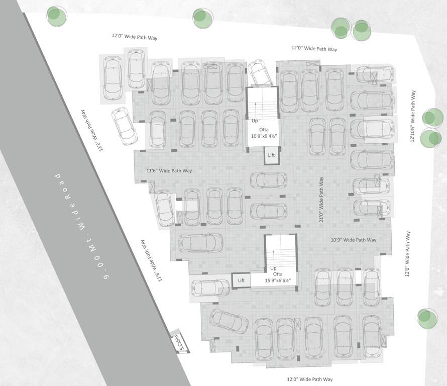  suhrad residency phase 1 A Cluster Plan for ground Floor
