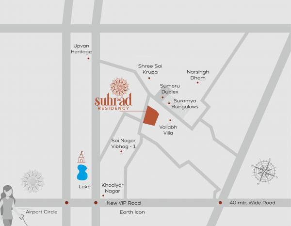 Location Plan suhrad-residency-phase-1 Location Plan