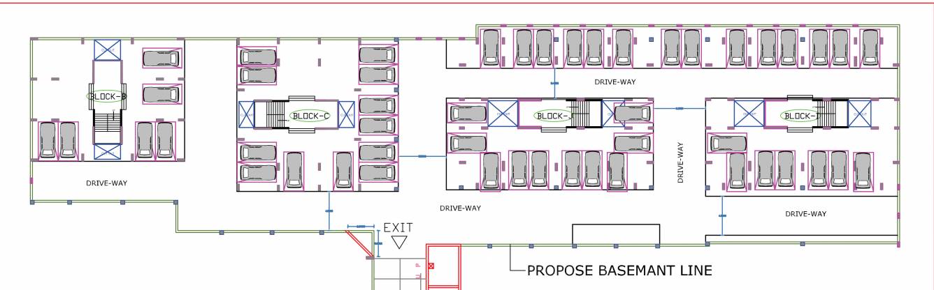  jannat phase 2 Tower A Cluster Plan