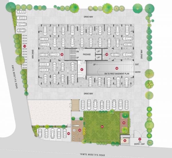  kalatirth-premium D Cluster Plan for ground Floor