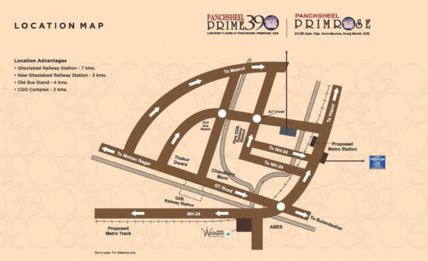  panchsheel-prime-390-phase-1 Location Plan